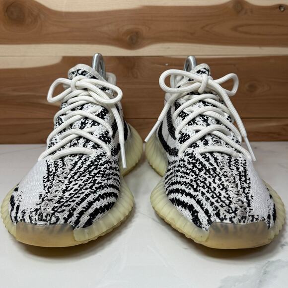 Adidas Men's Yeezy Boost 350 V2 'Zebra' Streetwear (CP9654) Size 7 US - Picture 14 of 16